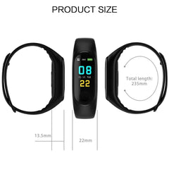 Waterproof Fitness Tracker with Heart Rate Monitor Step Counter Calorie Tracker Call Message Reminder for Outdoor Sports
