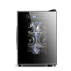 6 Bottle Portable Thermostatic Wine Cabinet Air Cooling Fridge Wine