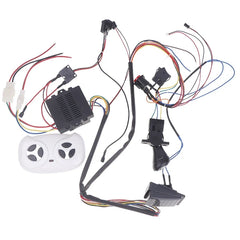 //Children Electric Car DIY Modified Wires And Switch Kit With 2.4G Bluetooth RC And Controller For Baby Electric Car Self-made