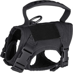 Tactical Harness Vest Dog Harness Leash Set for Small Dogs Training Easy Control Vest Pet Chest Strap Accessories for Puppy Cat
