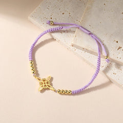 Dawapara Witch Knot Charm Bracelet for Women Celtics Knot Protection Amulet Bead Chain Stainless Steel Witchcraft Wiccan Jewelry