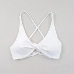 Sexy Slim Shoulder Straps Somfortable High Stretch Sports Underwear Gym Workout Breathable Detachable Yoga Bra
