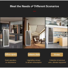 Airo Professional Dual Zone Thermostatic Wine Cooler Small Constant Temperature Household Wine Storage Cabinet