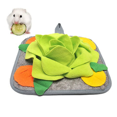 Pet Snuffle Mat For Dogs Rabbit Pet Feeding Foraging Trainingpad Bunny Blanket Toys Puzzle Dogs Toy Dispenser Rabbits