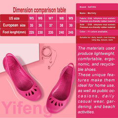 Ultra-light Women's Clogs: Breathable Soft Elastic Waterproof Non-slip Easy To Clean Versatile And Stylish For Commuting Work