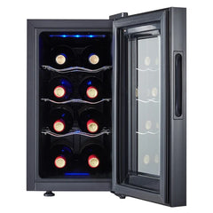 8/12-Bottle Wine Cooler | Compact Peltier-Type Countertop Wine Cooler | Smart Temperature Control | Quiet Operation(Customized)