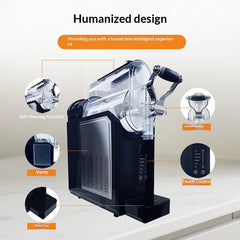 Compact Home Use Snow Slush Machine Electric Ice Crusher Frozen Drink Maker Auto-Cleaning for Smoothie & Slushie Bulk Supply