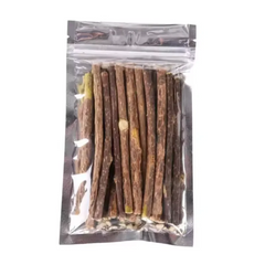Silvervine Sticks for Cats - Natural Teeth Cleaning Chew Toys, Kitten Teething Training, Catnip Cat Teaser, Pet Supplies