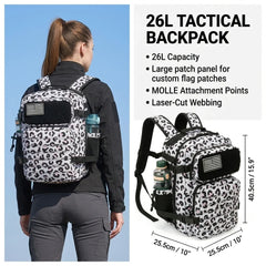 26L Tactical Backpack Molle Outdoor Survival Fitness Hiking Rucksack
