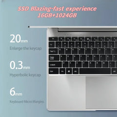 14.1" Gaming Laptop Intel Core I9-9900 32gb+2tb Windows 11 1920x1080