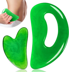 Resin Body Gua Sha Massage Tool Neck Back Massager Body Leg Foot Guasha Scraping Acupuncture Tool Resin Guasha Board