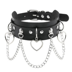 1pc Harajuku Gothic Spike Rivet Star Necklaces Collares Hip Hop Rock