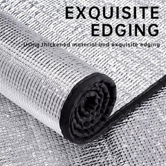 Outdoor Camping Foam Foil Mat Portable Moisture-proof Pad Picnic Beach Mat Aluminum Insulation Sleeping Pad Camping Supplies