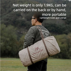 Mountainhiker Outdoor Camping with Air Pump Air Cushion Mattress Automatic Inflatable Bed Portable Outdoor Inflatable Mat Cheese