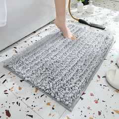 1 Piece Bathroom Carpet Bath Mat, Non-Slip Super Thick Lotus Pine Soft