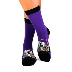New Creative Cartoon Dog Ins Animal Trendy Socks Jacquard Cotton Socks Couple Mid length Fashion Skateboarding Socks