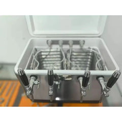 4Tap 50L Portable Jockey Box SS304 Beer Cooler Outdoor Draft Beer Dispenser Insulated Cooling Box Ice Cold 2Tap