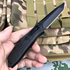 1990 folding knife, sturdy and durable, nylon handle 9cr18mo vblade, portable outdoor camping tool, a gift for men