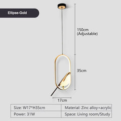 Rotatable Magpie Bird LED Pendant Light for Bedside Bedroom Indoor Gold Silver Hanging Lighting Chandelier Lamps Foyer AC85-265V