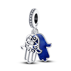 Charms Bead 925 Sterling Silver Pink Butterfly Luminous Firefly Dangle