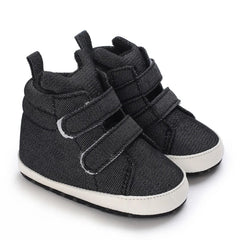 Baby Learning Walk Shoes, Striped PU Sports Shoes for Infants 0-18m