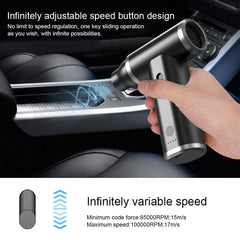 For Outdoor Camping Cordless Compressed Air Duster Outdoor Camping Essentials Aircraft Grade Fan Blades Built-in Battery 4000mAh