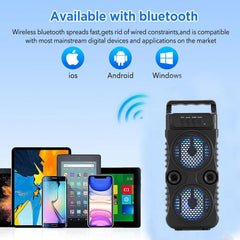 1000w Portable Bluetooth Outdoor Speaker Music Stereo Subwoofer Bass