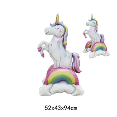 Rainbow Unicorn Balloon Unicorn Party Decor Supplies Unicorn Birthday Party Decoration Baby Shower Kids Girls Birthday Decor