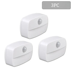 LED Night Light with Motion Sensor Cabinet Lamp Wireless Bedside Nightlight Battery Power For Bedroom Closet Stairs Lighting