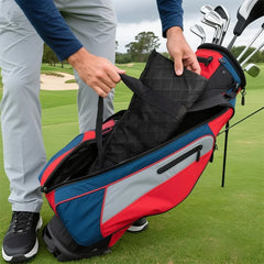 Cooler Bag Portable Insulated for Wine Beer Cans Drinks Outdoor Golf Picnic Travel 46x21x5cm Oxford Fabric Water Resistant