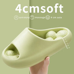 TZLDN Ergonomic EVA Unisex Bathroom Slippers Water-Leakage-Proof Massage Indoor Slippers Comfortable Breathable Casual Slippers