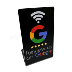 NFC Stand 13.56MHz Programmable Google Reviews NFC Stand Table NT/AG215 504 Bytes Google Review Display NFC Card Reviews Stand