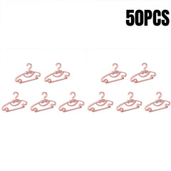 5-50pcs Baby Hangers Plastic Kids Clothes Storage Hanger for Nursery