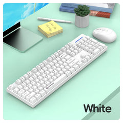 Shipadoo Wireless Gaming Keyboard and Mouse Combo for Laptop, Desktop, and Office Use