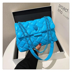 Rhombus Chain Bag Women's Large-capacity 2026 New Summer Versatile Shoulder Messenger Bag Texture Temperament Commuter Tote Bag