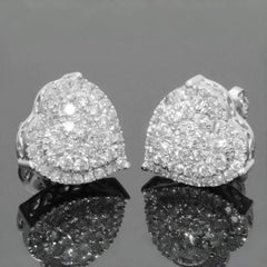 Delicate stud earrings for men and women Square accessories suitable for wedding parties go with everything