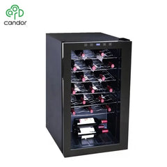 Airo Freestanding 48-Bottle Wine Cooler Electric Compressor Refrigerated Cabinet 130L Capacity Constant Temperature Hotel