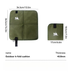 Camping Seat Pad Foldable Oxford Cloth Waterproof Moisture Proof