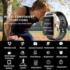 1.83'' Smart Watch with Message Answer Call Sleep Monitoring Sports