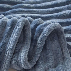 New Double Sided Warm Blanket Warm Skin-Friendly Throw Blanket Breathable Ultra Soft Bunny Blanket