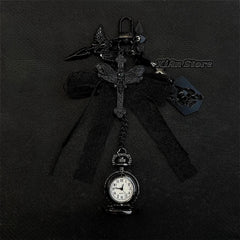 Original Hollow Heart Pocket Watch Chain Keychain Design Steampunk Clock Vintage Necklace Pendant Jewelry Watch Men Women Gift
