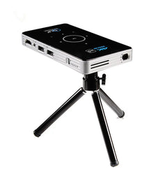 3D Mini Movie Video Projector Modern Design Lens Dlp Smart Touch Panel Projector S905x Battery Android 4k Beamer P06