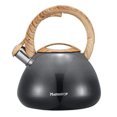 Stainless Steel Whistling Kettle Household Large Capacity Water Boiler Suitable for Gas and Induction Cooker