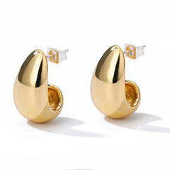 Luxury Star Pendientes Earrings For Women Girl Stainless Steel Minimalist Hoop Piercing 2025 New In y2k Jewelry aretes de mujer