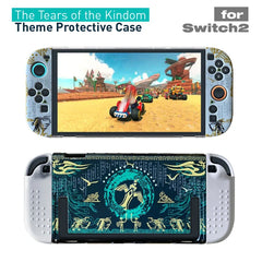 2025 Classic Storage Bag for NS Switch 2 ZD Tears Waterproof Hard Carrying Case Shell Cover for NS Switch 2 Game Accessories