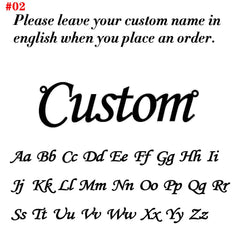 12MM Men' Gothic Rings Personalized Old English Hip-Hop Name Ring