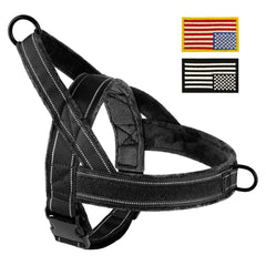 No Pull Dog Harness Military Tactical Dog Harnesses Vest Reflective Pet Training Harnesses Durable For Small Medium Large Dogs