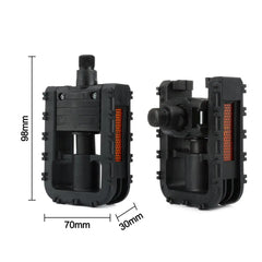 1 Pair E-bike Folding Pedals Anti-slip Refitting Platform Pedal Scooter Parts Electric Bicycle Accessories Cycling Supplies