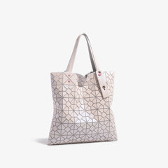 2026 New Cross-Border Geometric Rhombus Stylish Large Tote Bag Fashion Handbag Single Shoulder Large Capacity Women's Bag
