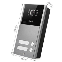 HOMSECUR 7" WIFI Video Door Phone Call Intercom Outdoor Monitoring for 2 Families